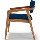 Cadeira Para Sala De Jantar Estar Living Giorgia L02 Suede Az