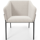 Cadeira Para Sala De Jantar Estar Living Olívia L02 Bouclê Cr