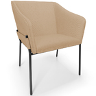 Cadeira Para Sala De Jantar Estar Living Olívia L02 Linho Beg