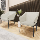 Cadeira Para Sala De Jantar Estar Living Olívia L02 Linho Cha