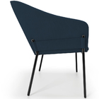 Cadeira Para Sala De Jantar Estar Living Olívia L02 Suede Azu