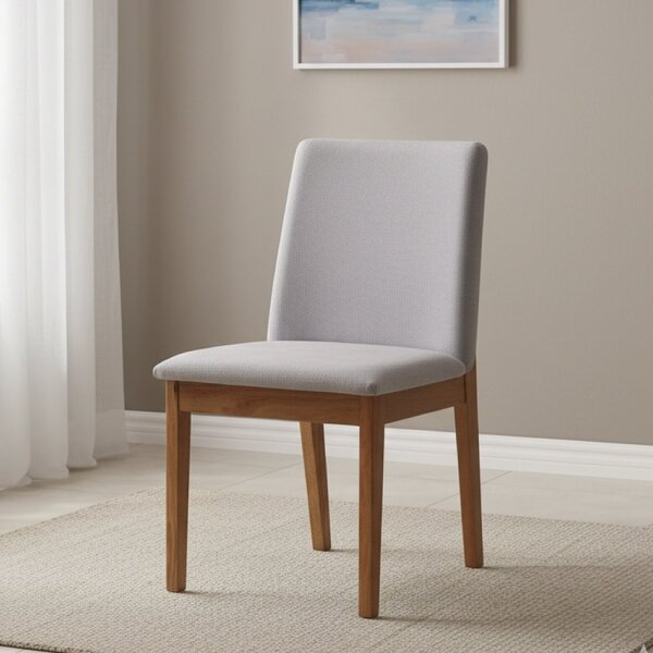 Cadeira Para Sala De Jantar Estofada Madeira Maciça Cecília O