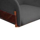 Cadeira Para Sala De Jantar Flavia Bouclê Cinza/bronze