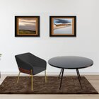 Cadeira Para Sala De Jantar Flavia Bouclê Grafite/dourado