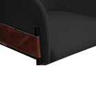 Cadeira Para Sala De Jantar Flavia Bouclê Grafite/preto