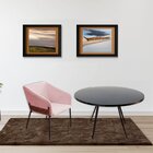 Cadeira Para Sala De Jantar Flavia Bouclê Rosê/preto