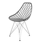 Cadeira Para Sala De Jantar Kayla Eiffel Cinza Brasão