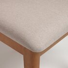 Cadeira Para Sala De Jantar Madeira Maciça Com Tela Lisa Feni