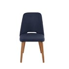 Cadeira Para Sala De Jantar Madeira Maciça Estofada Malta Yes