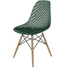 Cadeira Para Sala De Jantar Maglia Pp Dsw Verde Militar