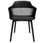 Cadeira Para Sala De Jantar Montreal Marcela Estofada Preto