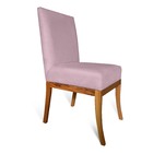 Cadeira Para Sala De Jantar Paris Suede Rosa Bebê - D'classe