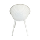 Cadeira Para Sala De Jantar Polipropileno Drops Branco Base D