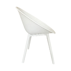 Cadeira Para Sala De Jantar Polipropileno Drops Branco Base D