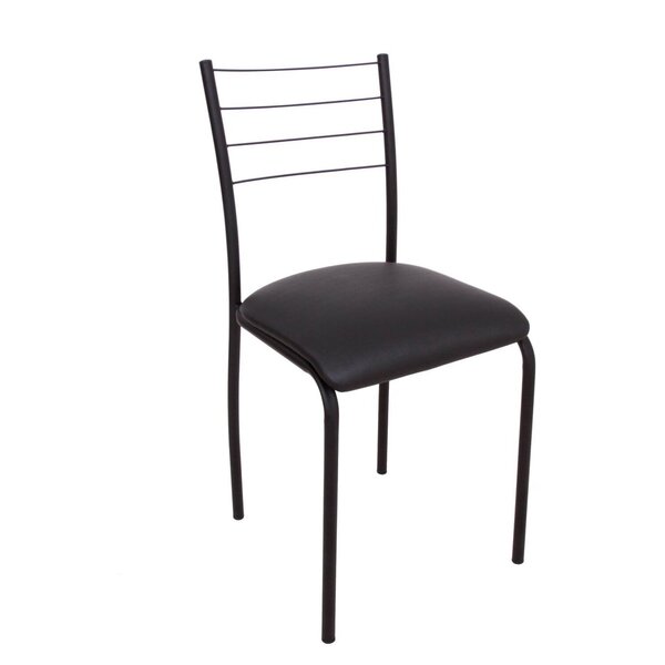 Cadeira Para Sala De Jantar Suez Metal Preto/bege