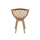 Cadeira Para Sala De Jantar Web Wood Cappuccino