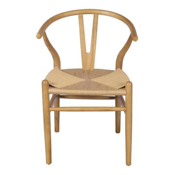 Cadeira Para Sala De Jantar Wishbone  Bege