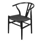 Cadeira Para Sala De Jantar Wishbone Preta