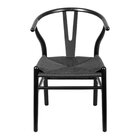 Cadeira Para Sala De Jantar Wishbone Preta