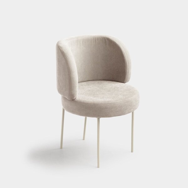 Cadeira Para Sala De Jantar Zurique Linho/porcelana