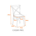 Cadeira Paris - Natural