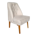 Cadeira Paris Suede Bege - Dominic Decor