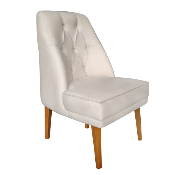 Cadeira Paris Suede Bege - Dominic Decor