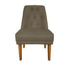 Cadeira Paris Suede Capuccino Com Tachas - Dominic Decor