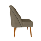 Cadeira Paris Suede Capuccino Com Tachas - Dominic Decor