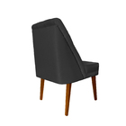 Cadeira Paris Suede Preto Com Tachas - Dominic Decor