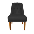 Cadeira Paris Suede Preto - Dominic Decor