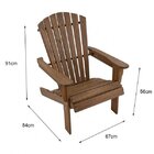 Cadeira Pavão Em Madeira Eucalipto Adirondack  Natural