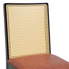 Cadeira Pérola Madeira Maciça Com Telinha - Preto Assento Est