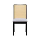 Cadeira Pérola Madeira Maciça Com Telinha - Preto Assento Est