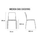 Cadeira Pés Em Aço Eclipse Grifit Amarela