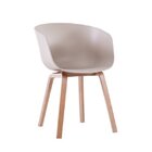 Cadeira Pés Em Madeira Cássia   Nude