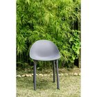 Cadeira Pétala I'm In Cinza Konkret