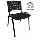 Cadeira Plástica 04 Pés Plástico Preto (polipropileno)