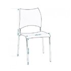 Cadeira Plástica 424 Unimóvel Cromado/preto