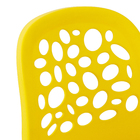 Cadeira Plastica Deluxe 86x43cm Amarelo Forte Plástico