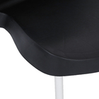 Cadeira Plastica Deluxe 86x43cm Preto Forte Plástico