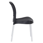 Cadeira Plastica Deluxe 86x43cm Preto Forte Plástico