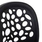 Cadeira Plastica Deluxe 86x43cm Preto Forte Plástico