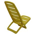 Cadeira Plastica Dobravel Guaruja Amarela