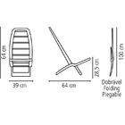 Cadeira Plastica Dobravel Guaruja Verde