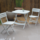 Cadeira Plástica Dobrável Ripada Branca - Antares