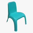 Cadeira Plástica Infantil Azul Água - Gibafer