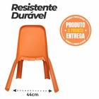 Cadeira Plástica Infantil Laranja - Gibafer