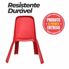 Cadeira Plástica Infantil Vermelha - Gibafer