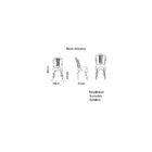 Cadeira Plastica Monobloco Atlantida Economy Azul